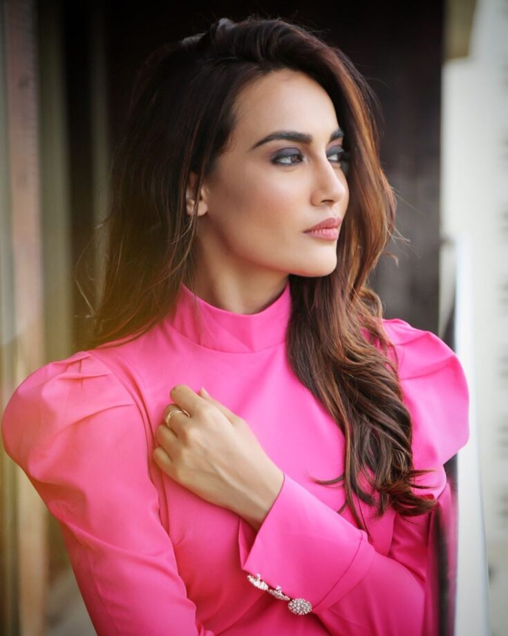 Jasmin Bhasin, Nikki Tamboli To Surbhi Jyoti: Actresses Are A Beautiful Sight In These Pink Ensembles 755877