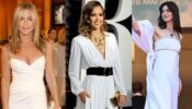 Jennifer Aniston, Jessica Alba, And Anne Hathaway: Actresses Are Eternal In Typical White Gowns Like A Queen