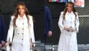 Jennifer Lopez Takes Fashion A Level Up In White Trench Coat; See Pics