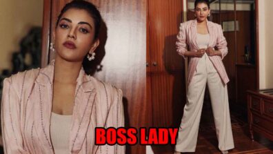 Kajal Aggarwal Looks Breathtaking Classy In Pink Blazer, Gives Boss Lady Vibes