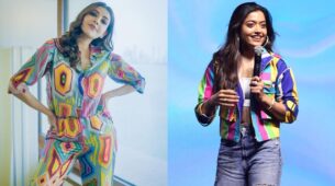 Kajal Aggarwal, Rashmika Mandanna, And Others Are A Epitome Of Pop Fashion In Multicolour Ensembles; While Their Smiling Is Stealing Hearts