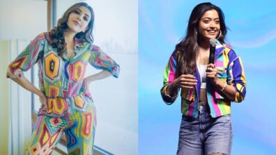 Kajal Aggarwal, Rashmika Mandanna, And Others Are A Epitome Of Pop Fashion In Multicolour Ensembles; While Their Smiling Is Stealing Hearts