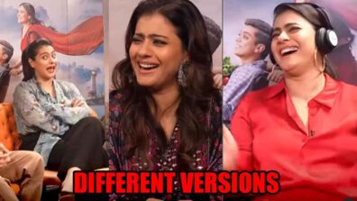 Kajol treats fans with different versions of her laughter, watch funny video