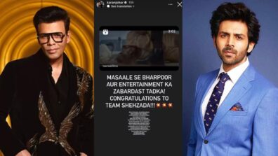 Karan Johar patches up with Kartik Aaryan, congratulates him for ‘Shehzada’