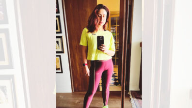 Kareena Kapoor Drops Mirror Selfie In Yellow Top With Maroon Track Pant Says, ‘In Love With My New Shoes’