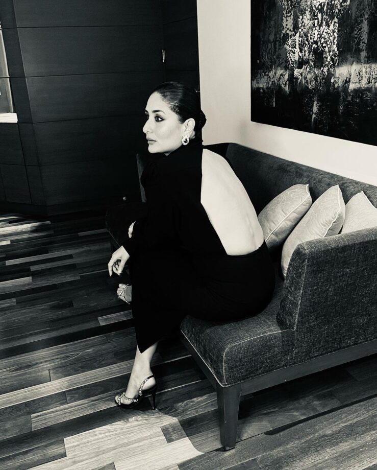 Kareena Kapoor Khan Spreads Monochrome Magic In All-Black Backless Attire 761125