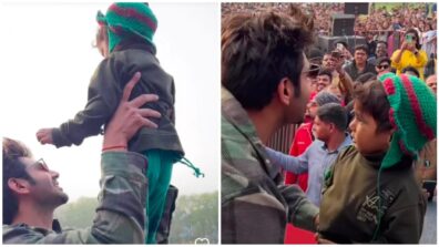 Kartik Aaryan Lifts A Little Boy At Shehzada Promotion, Watch His Reaction!