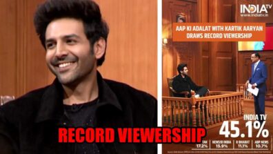 Kartik Aaryan in Aap Ki Adalat garners 45.1% market share