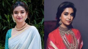 Keerthy Suresh Embracing The ‘Desi Vibes’ In Desi Sarees Like A Queen; Check Out