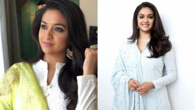 Keerthy Suresh Looks Drop-Dead Gorgeous In Chikankari Salwar Suits Like No Other; See Her Minimalistic Glam