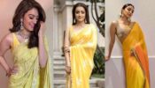 Kiara Advani, Hansika Motwani, And Trisha Krishnan’s ‘Ethnic Beauty’ In Yellow Hue Regal Sarees
