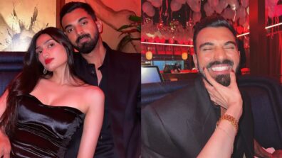 KL Rahul and Athiya Shetty twin in black outfits as they welcome the New Year