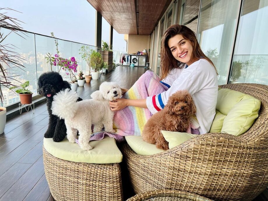 Kriti Sanon's 'awesome pawsome' moment 763340