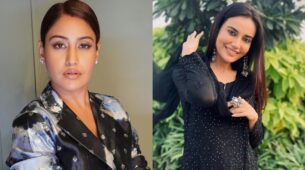 Learn special modeling poses exclusively from Surbhi Jyoti and Surbhi Chandna