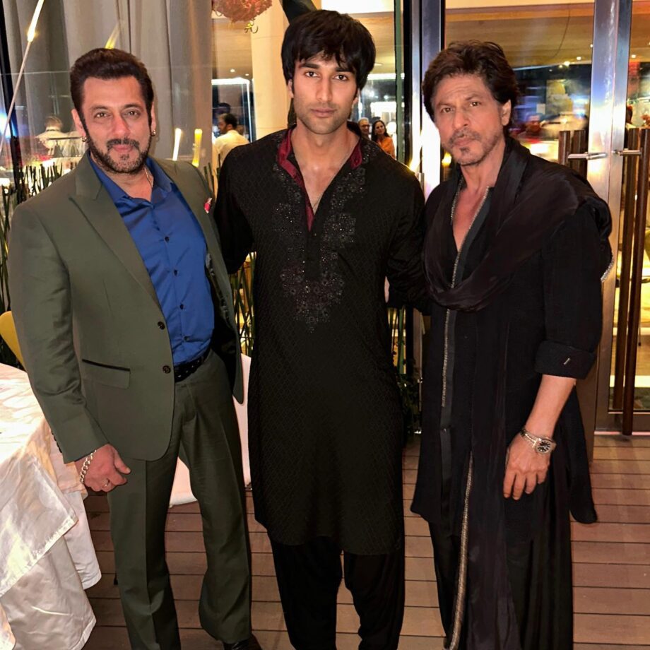Meezaan Jafri Shared Unseen Pic With Salman Khan And Shah Rukh Khan Of Posing Together, Fan Says, 'When Tiger Met Pathaan' 761927