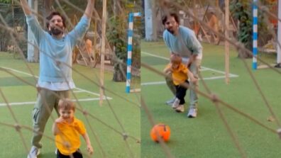 Nakuul Mehta’s ‘Ronaldo Vs Messi’ moment with son is too cute to handle