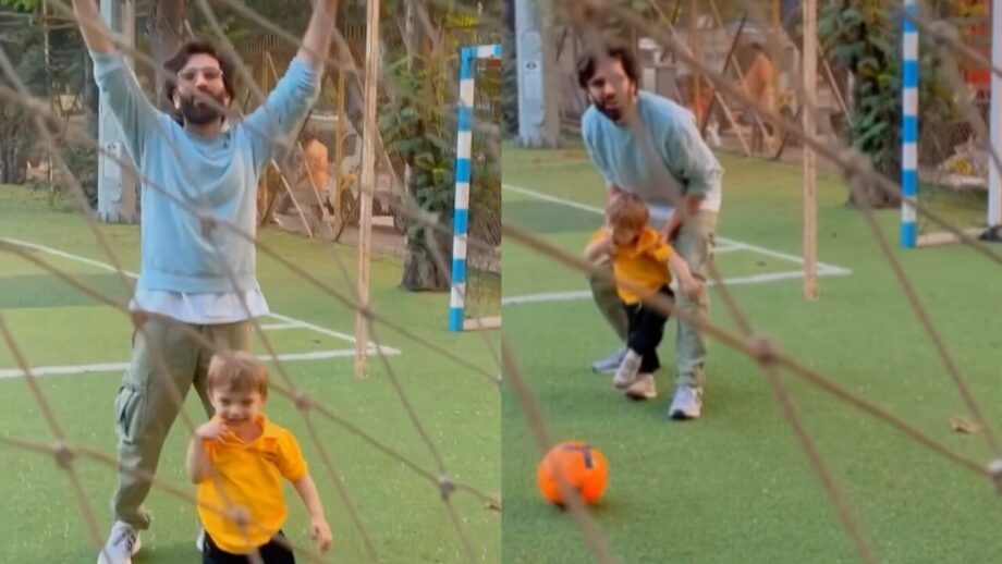 Nakuul Mehta's 'Ronaldo Vs Messi' moment with son is too cute to handle 758054
