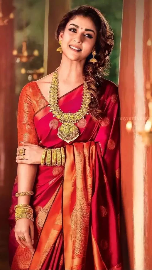 Nayanthara To Krithi Shetty: Learn To Slay In Kanjivaram Silk Sarees 763607