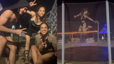 Nia Sharma pulls off dangerous stunt on trampoline, watch