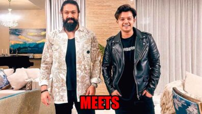 Nice meeting u Rocky bhaiii…: Riyaz Aly meets KGF star Yash, see viral photo