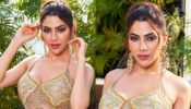 Nikki Tamboli takes wedding couture to next level, see pics