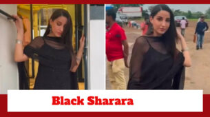 Nora Fatehi Looks Terrific In This Black Sharara Style; Check Here