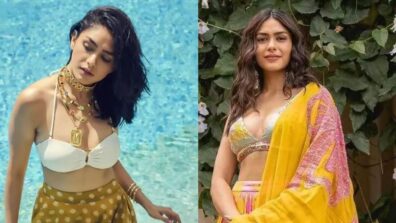 Oh Wow: Mrunal Thakur Looks Goddess In Yellow Hue