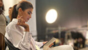 Pooja Hegde Shows Us Boss Lady Vibes In All White Satin Shirt And Pant
