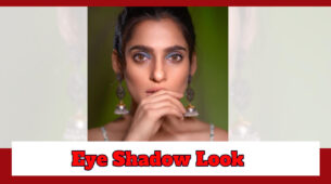 Priya Bapat Enhances Her Fashion And Style With This Classy Purple Blue And Pink Mix Eye Shadow Look