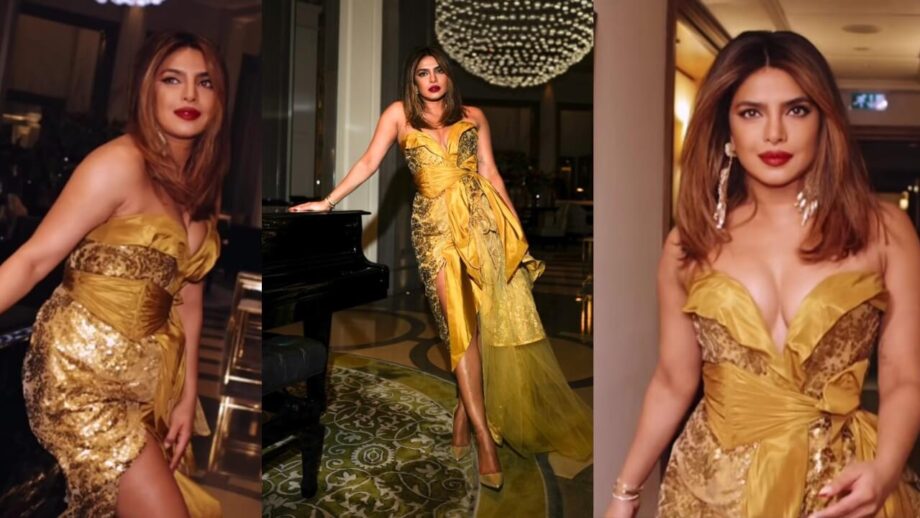 Priyanka Chopra brings goddess style in golden 757947