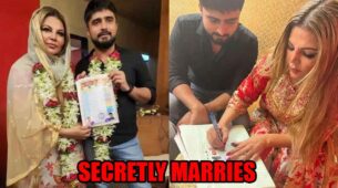 Rakhi Sawant secretly marries boyfriend Adil Durrani, wedding picture goes viral