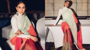 Rakul Preet Singh exudes elegance and power in the latest saree look