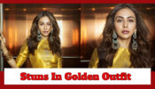 Rakul Preet Singh Glows In Stunning Golden Outfit; Check Here