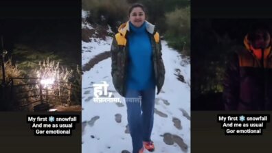 Rashami Desai relishes first snowfall of 2023, watch