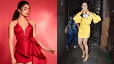 Rashmika Mandanna’s Soaring Hotness In Bodycon Mini Dresses; Check ASAP