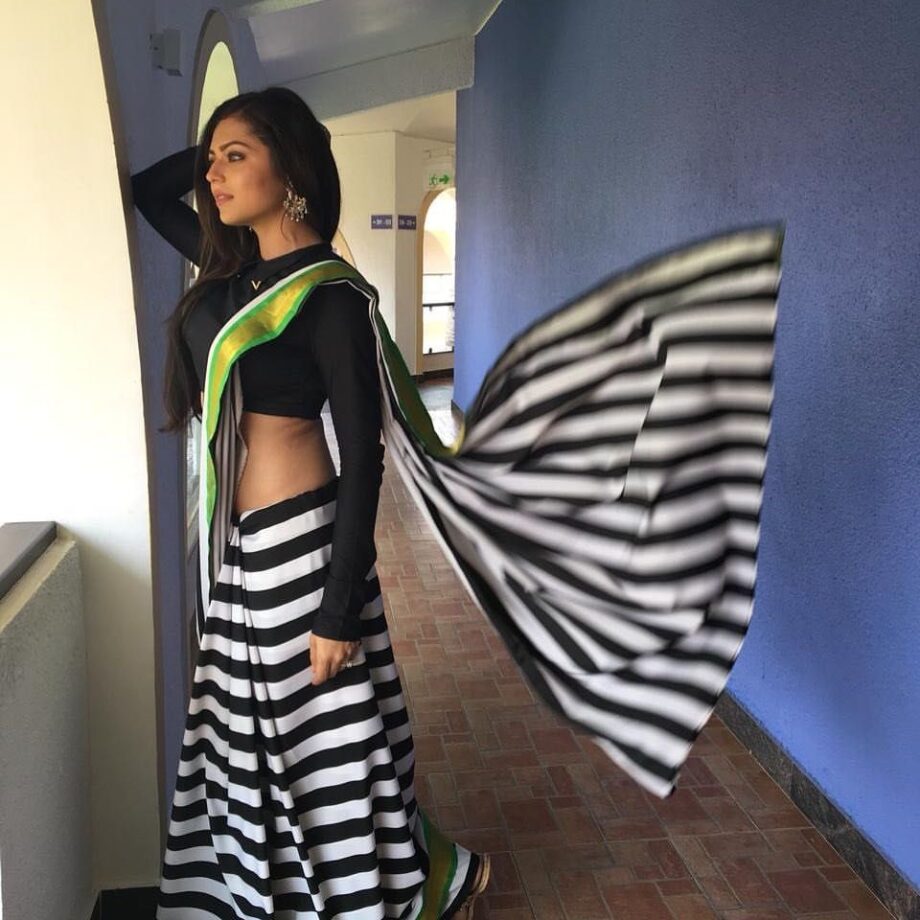 Rubina Dilaik, Surbhi Jyoti, And Others Are A Captivating Beauty Embracing The Zebra Print Striped Saree 755324