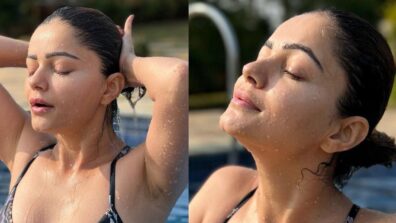 Rubina Dilaik takes sensuous splash in swimming pool, see pics