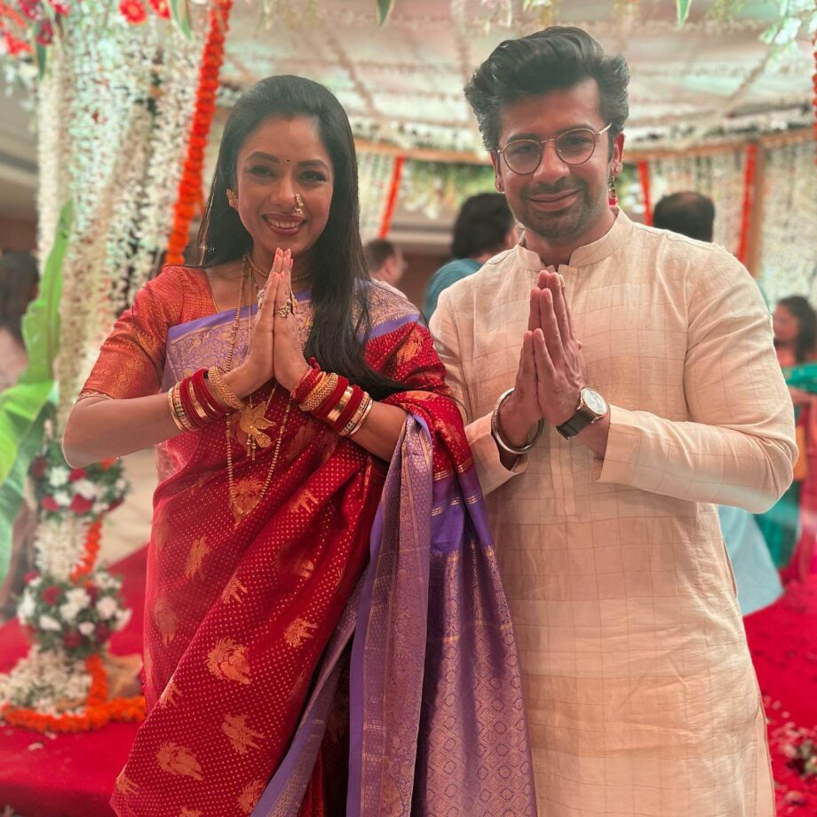 Rupali Ganguly Becomes 'Marathi Mulgi' For Rushad and Ketaki's Wedding 754425