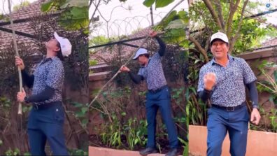 Sachin Tendulkar Enjoying Picking Fresh Fruit from Trees with a Wooden Stick: Watch Video