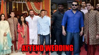 Salman Khan along with brother Sohail and sisters Arpita, Alvira attend Rahul Narain Kanal’s wedding