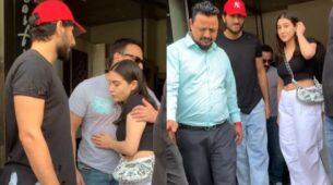 Sara and Ibrahim Ali Khan spend quality time with Saif Ali Khan, fans get ‘family goals’