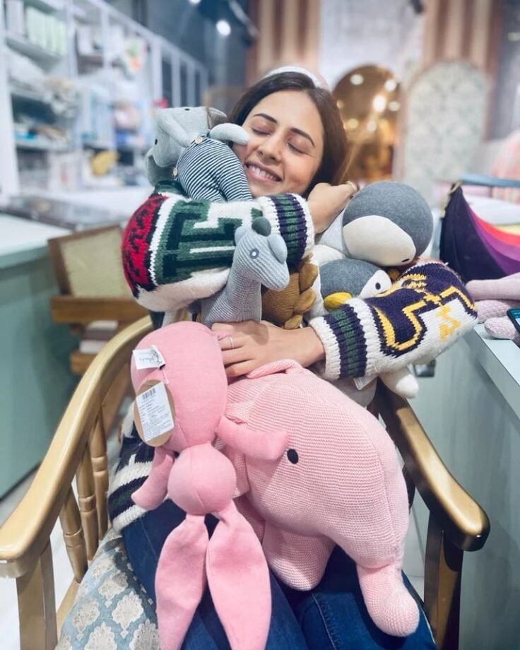 Sargun Mehta 'Hugs' Stuffed Toys; Ravi Dubey Calls 'Choti' 755736