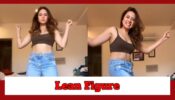Sargun Mehta Shows Off Her Lean And Perfect Figure In This Bralette Top And Denim Pants Style
