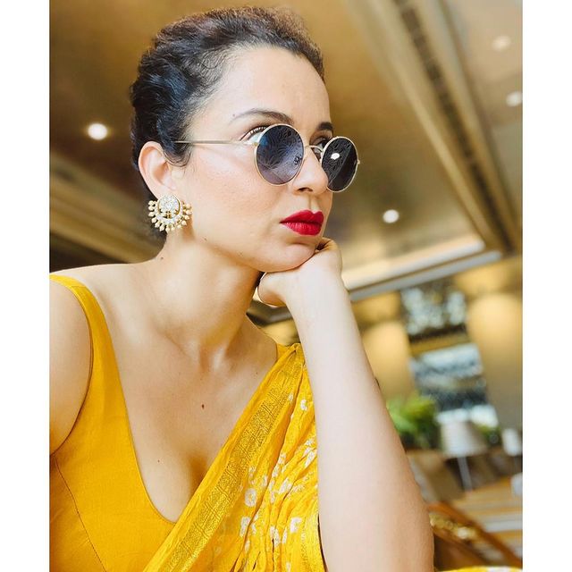 Satin To Cotton: Kangana Ranaut Embracing Unique Saree Drapes 762648