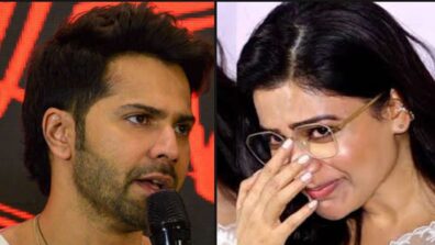 Shaakuntalam: Samantha Ruth Prabhu breaks down at trailer launch event, Varun Dhawan extends support