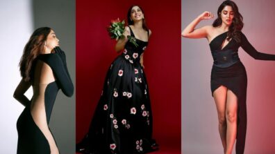 Sharvari Wagh Teaches To Soar Hotness In Black Gowns; See Pics