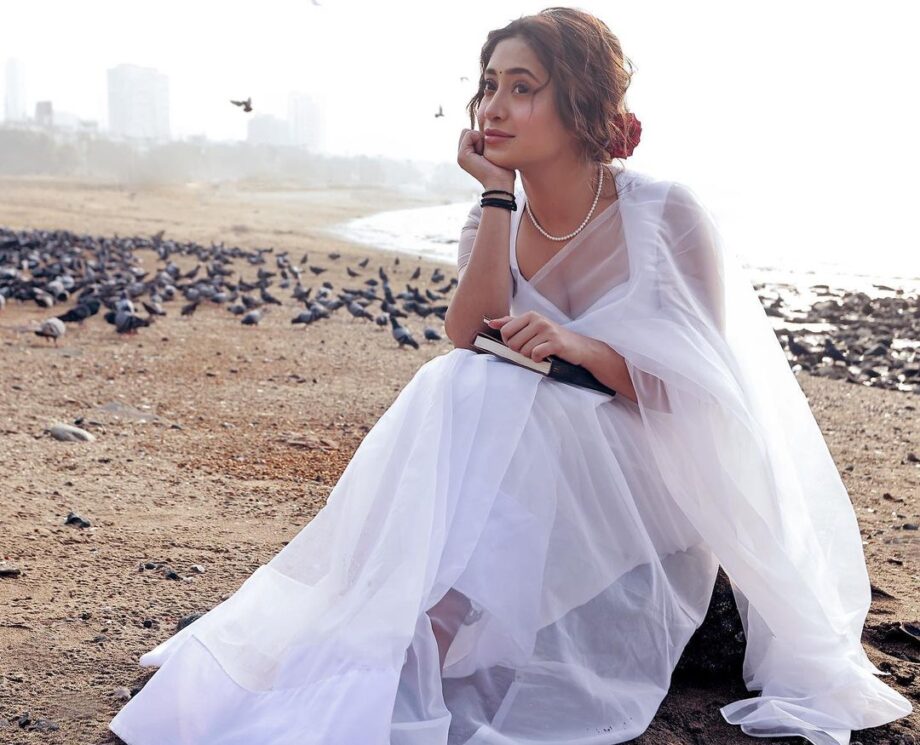Shivangi Joshi raises heat in white see-through saree, see ravishing pics 762726