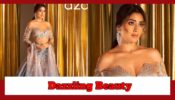 Shriya Sharan Is A Dazzling Beauty In Lavender Metallic Lehenga With Off-Shoulder Blouse
