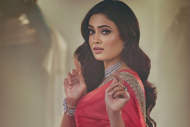 Shweta Tiwari raises heat in hot red saree, see photoshoot snaps 762431