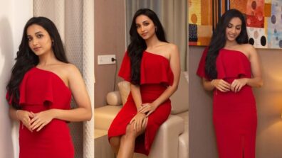 Srinidhi Shetty Gets Girly And Glowing In Cherry Red Dress; See Photos